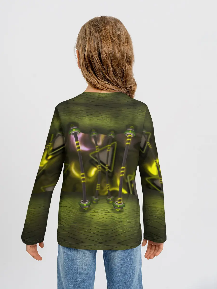 Детский лонгслив / AbstractThings 3