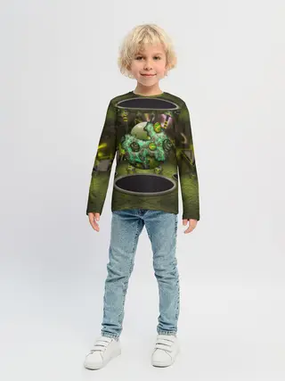 Детский лонгслив / AbstractThings 3