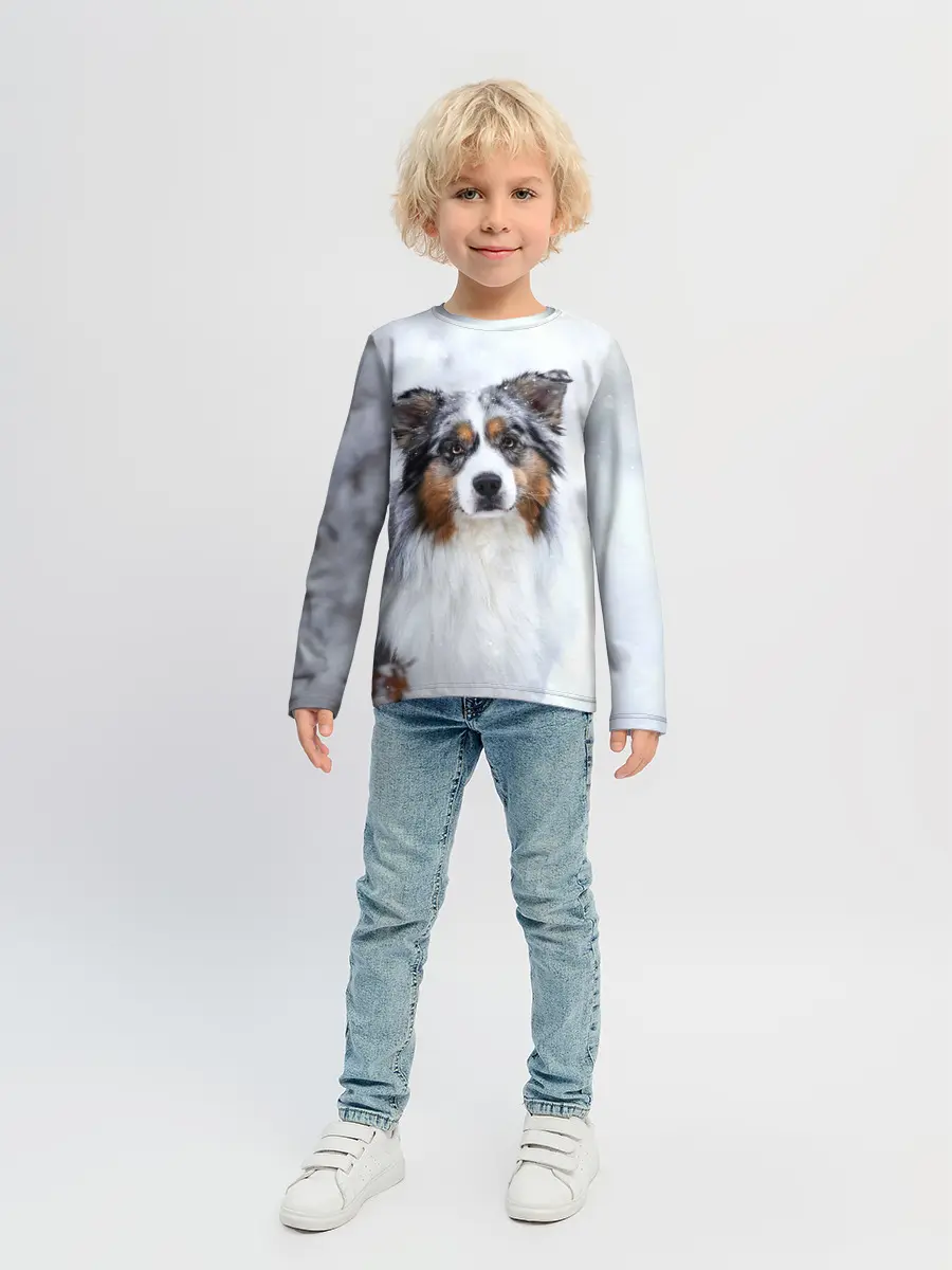 Детский лонгслив / Австралийская овчарка
