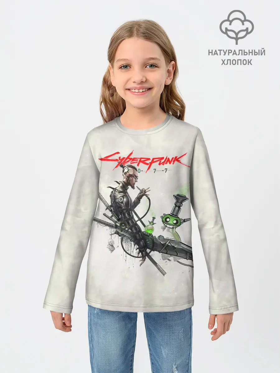 Детский лонгслив / CYBERPUNK 2077