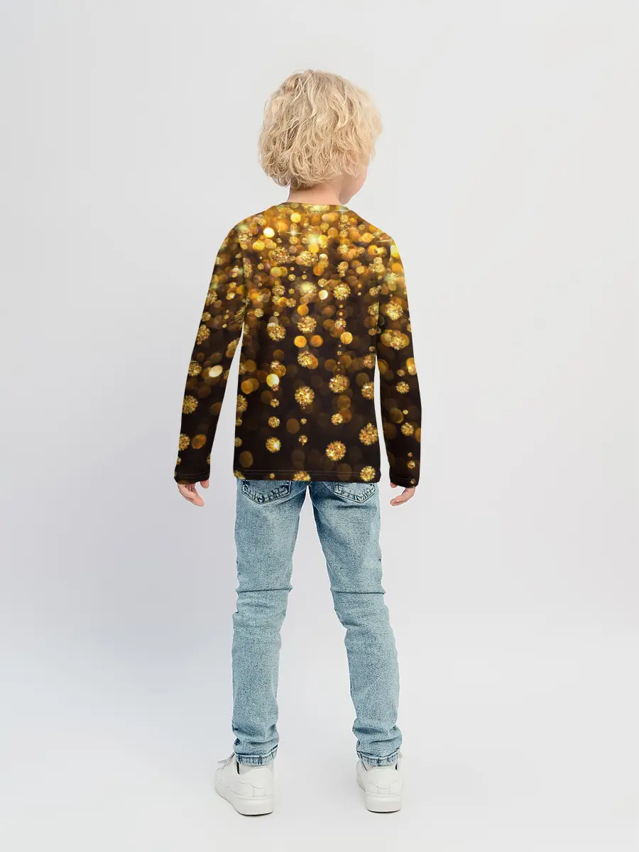 Детский лонгслив / ЗОЛОТЫЕ БЛЕСТКИ