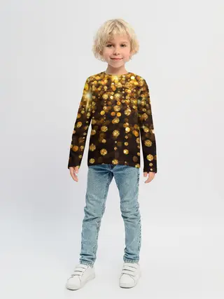 Детский лонгслив / ЗОЛОТЫЕ БЛЕСТКИ