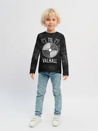 Детский лонгслив / Till Valhall
