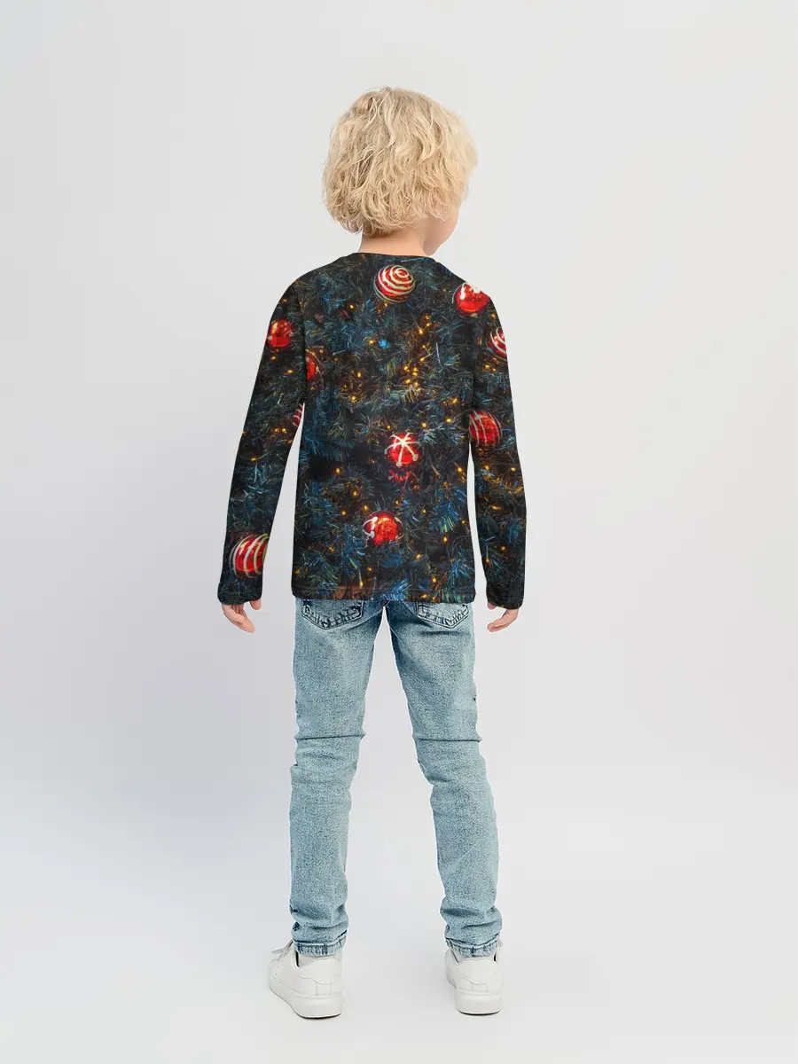 Детский лонгслив / Новый Год