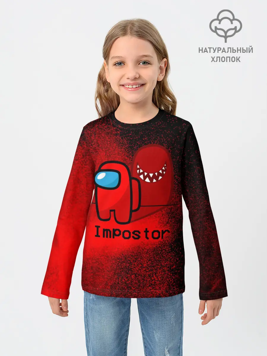 Детский лонгслив / AMONG US