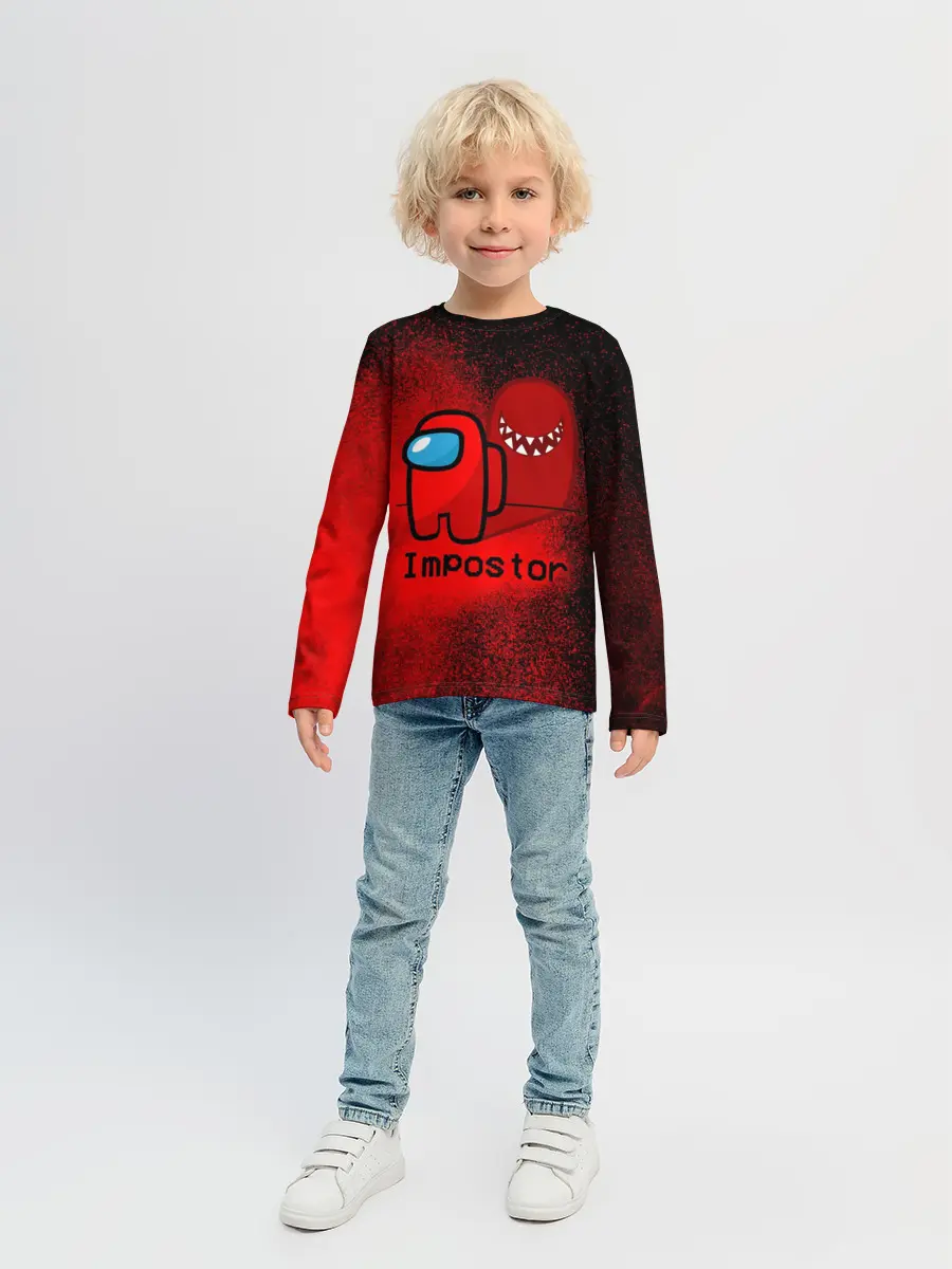 Детский лонгслив / AMONG US