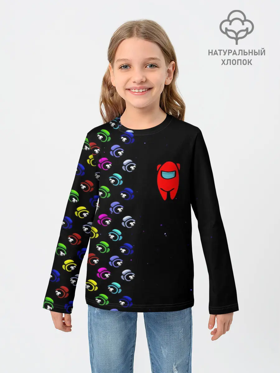 Детский лонгслив / AMONG US