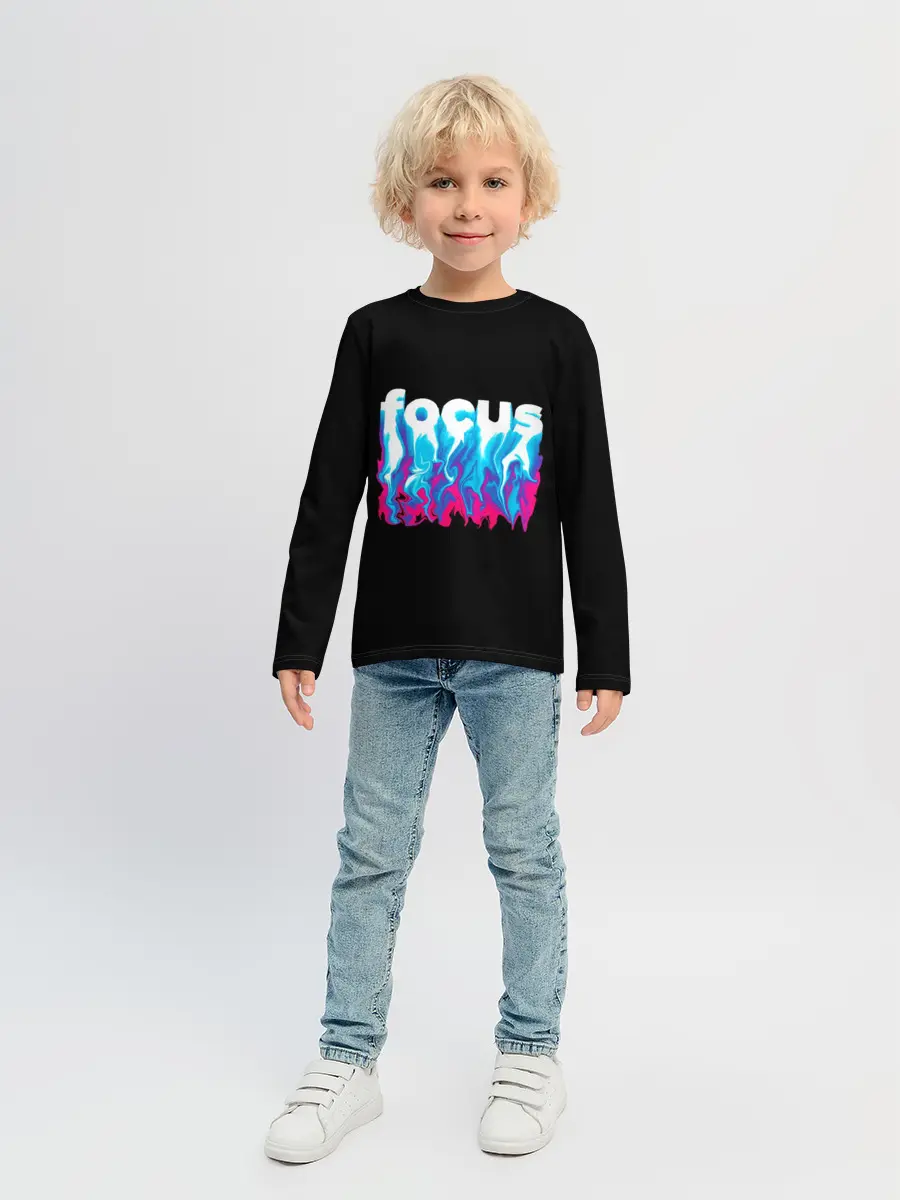 Детский лонгслив / Focus