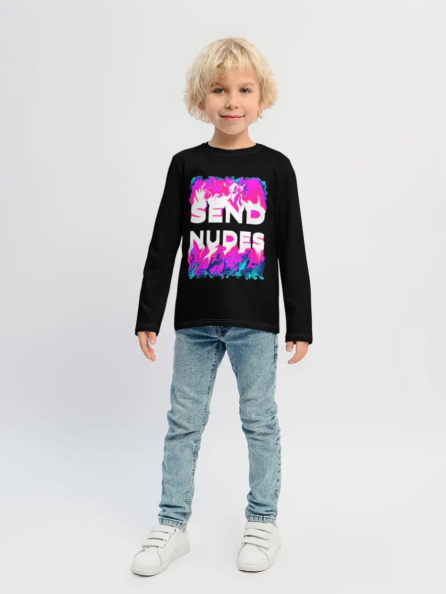 Детский лонгслив / Send Nudes