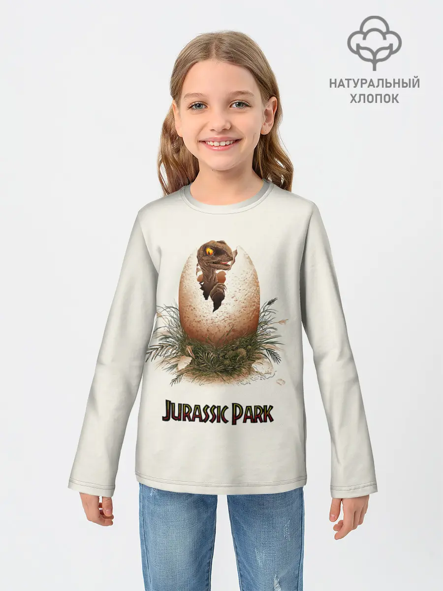 Детский лонгслив / Парк Юрского периода