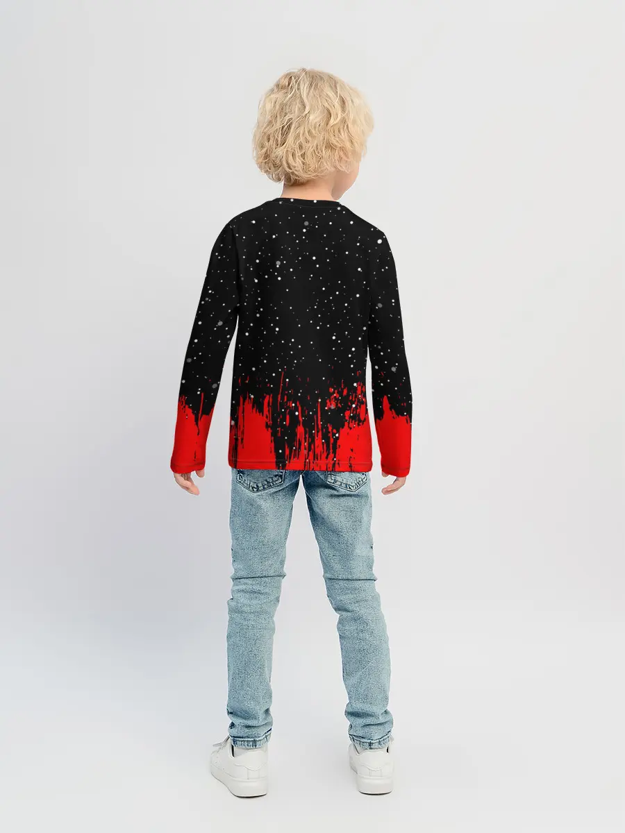 Детский лонгслив / AMONG US - НЕ ВЕРЬ НИКОМУ