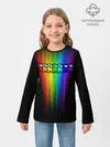 Детский лонгслив / AMONG US - РАДУГА