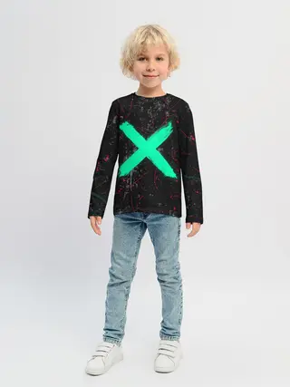 Детский лонгслив / Silence