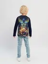Детский лонгслив / Сова Космос