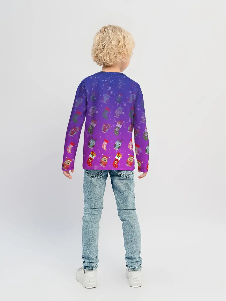Детский лонгслив / Новый год