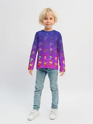 Детский лонгслив / Новый год