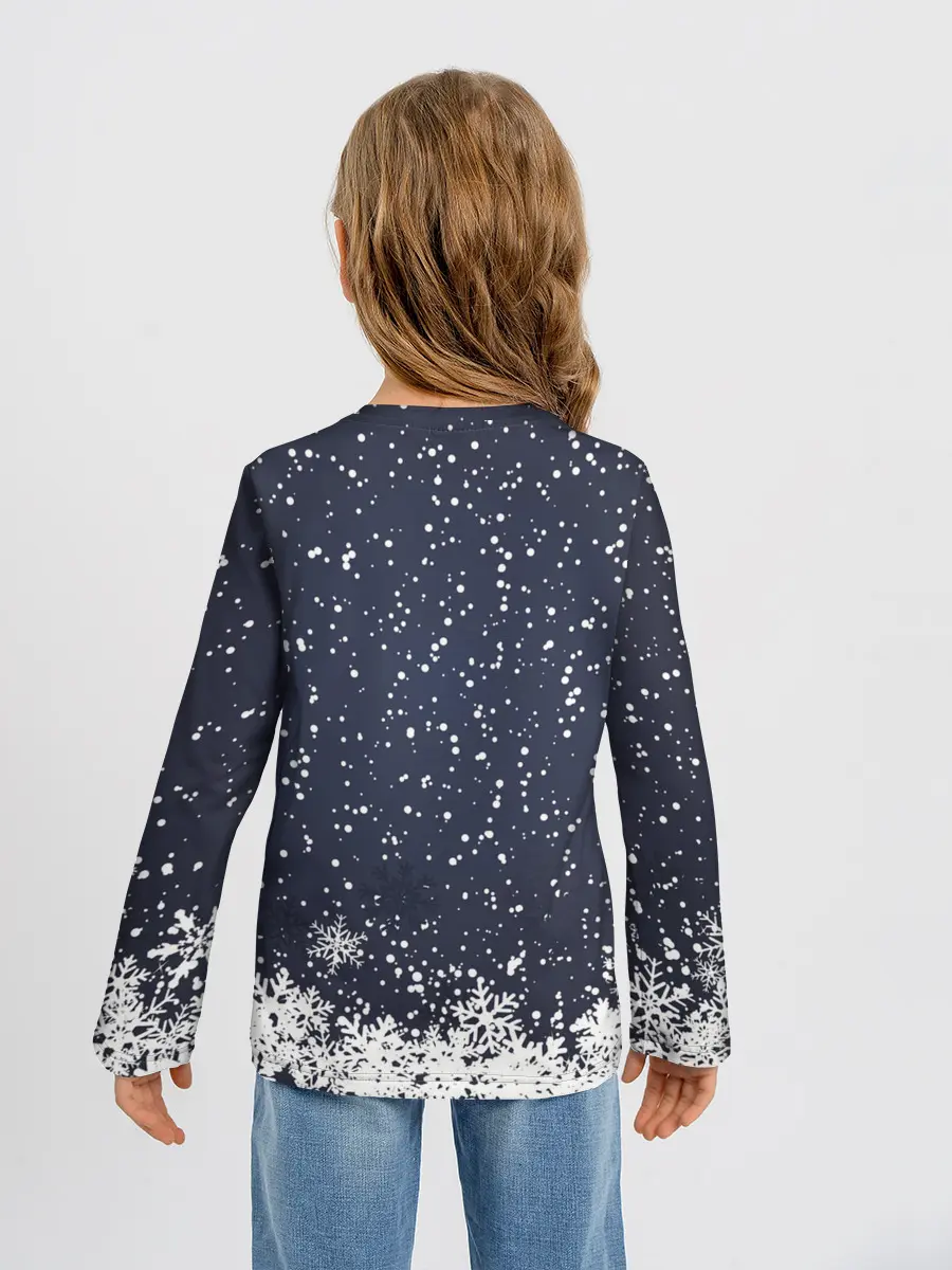 Детский лонгслив / Атмосфера нового года