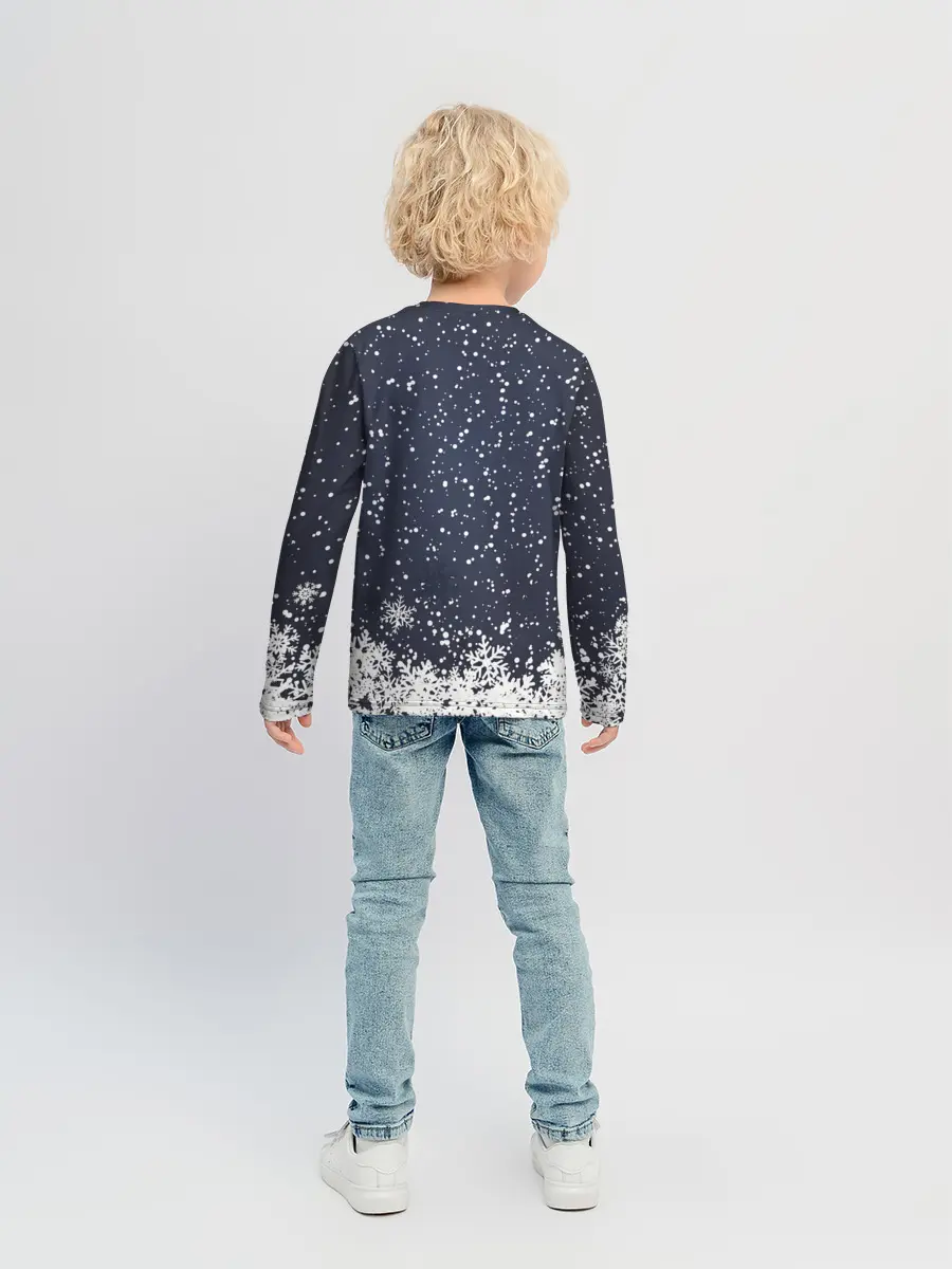 Детский лонгслив / Атмосфера нового года