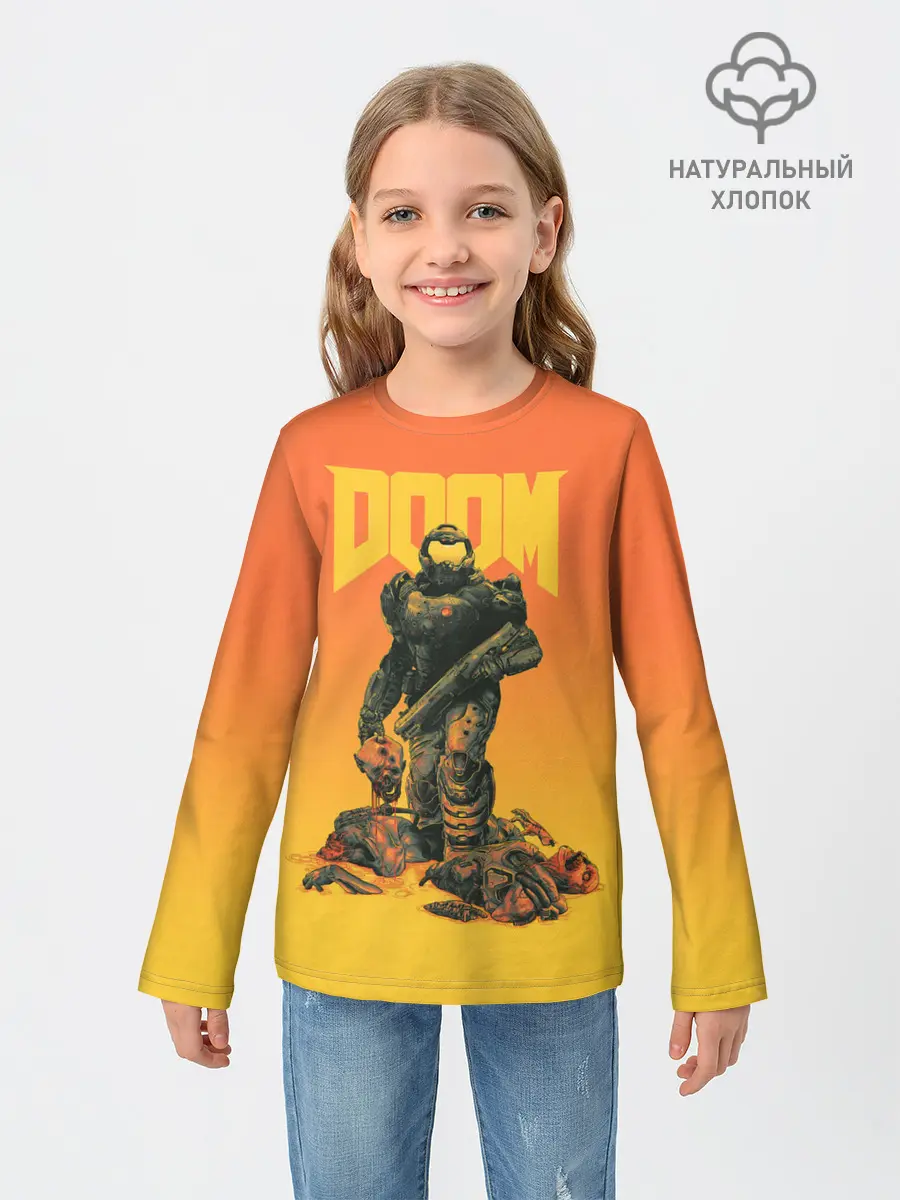 Детский лонгслив / Doom