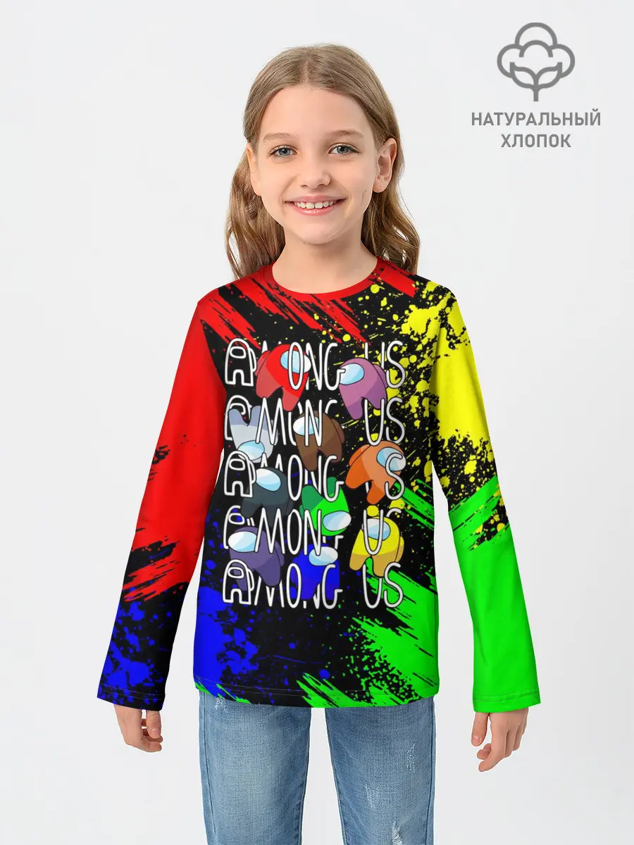 Детский лонгслив / AMONG US