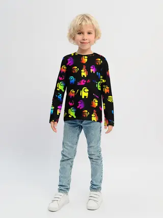 Детский лонгслив / AMONG US
