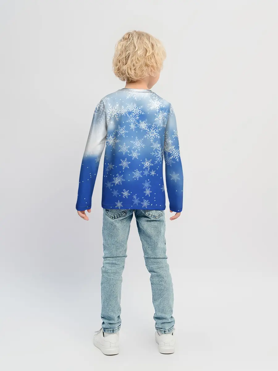 Детский лонгслив / НОВОГОДНИЙ ПИКАЧУ