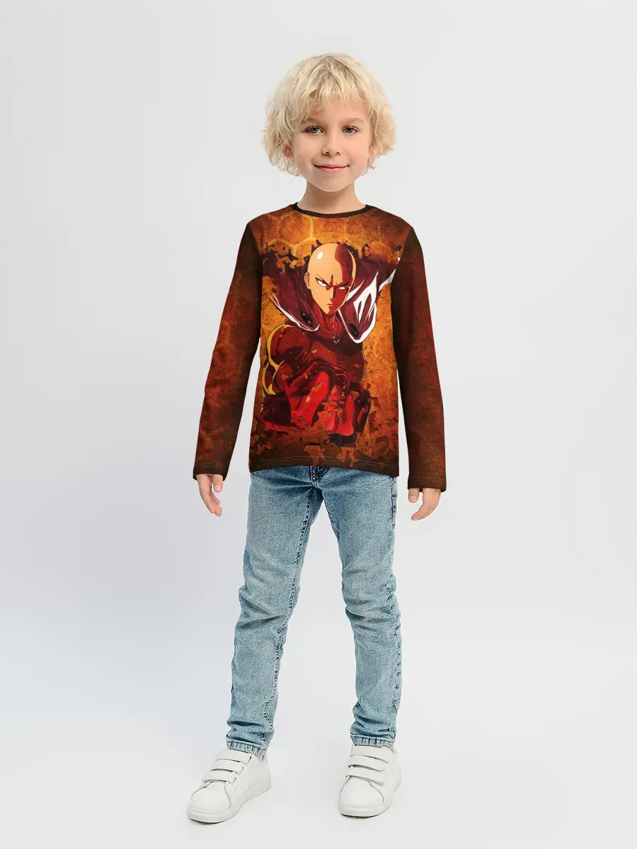 Детский лонгслив / Огненный ВАНПАНЧМЕН