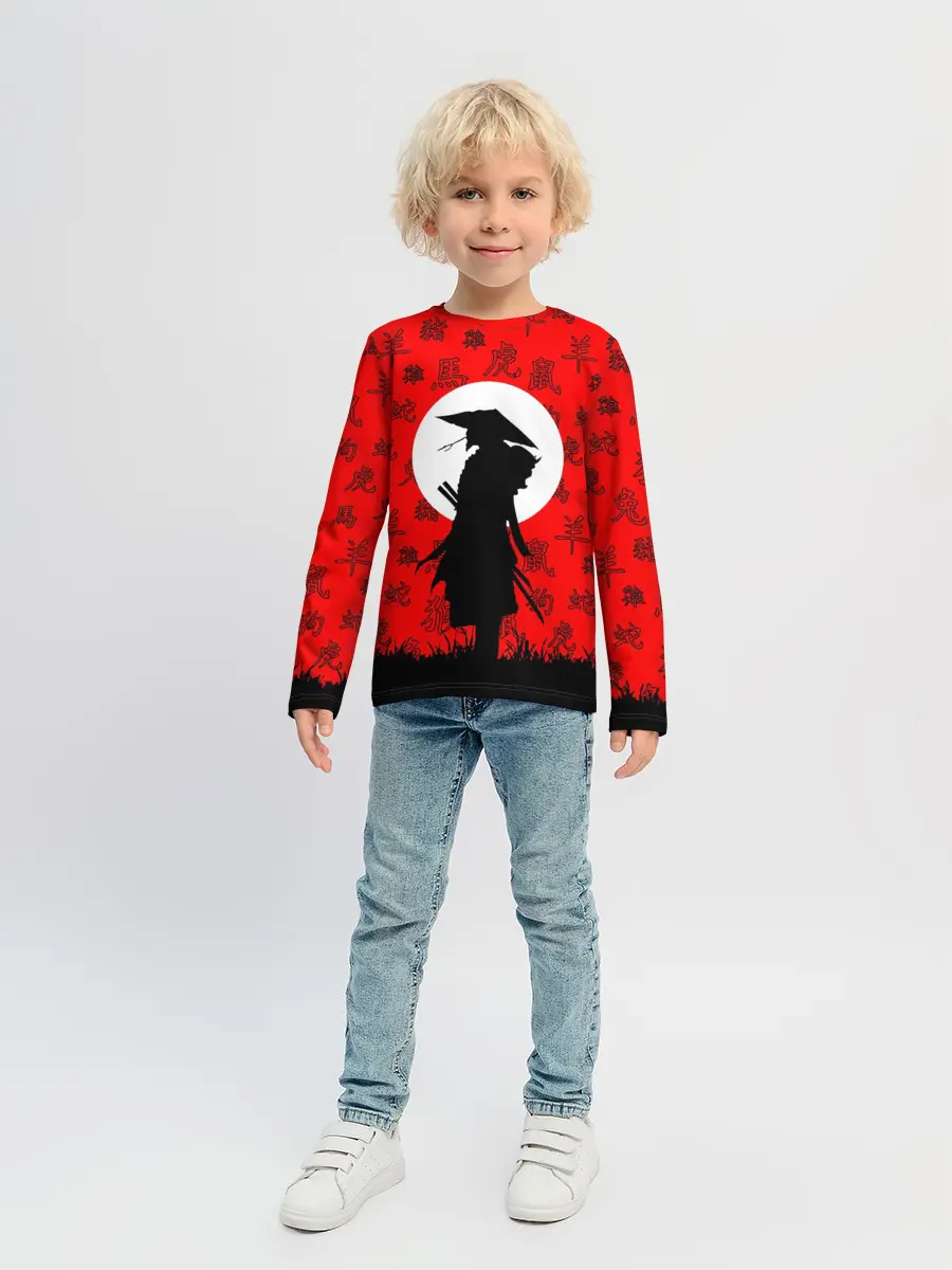 Детский лонгслив / САМУРАЙ