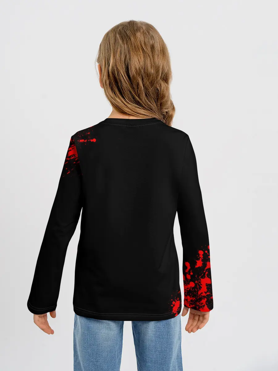 Детский лонгслив / Among Us Gucci