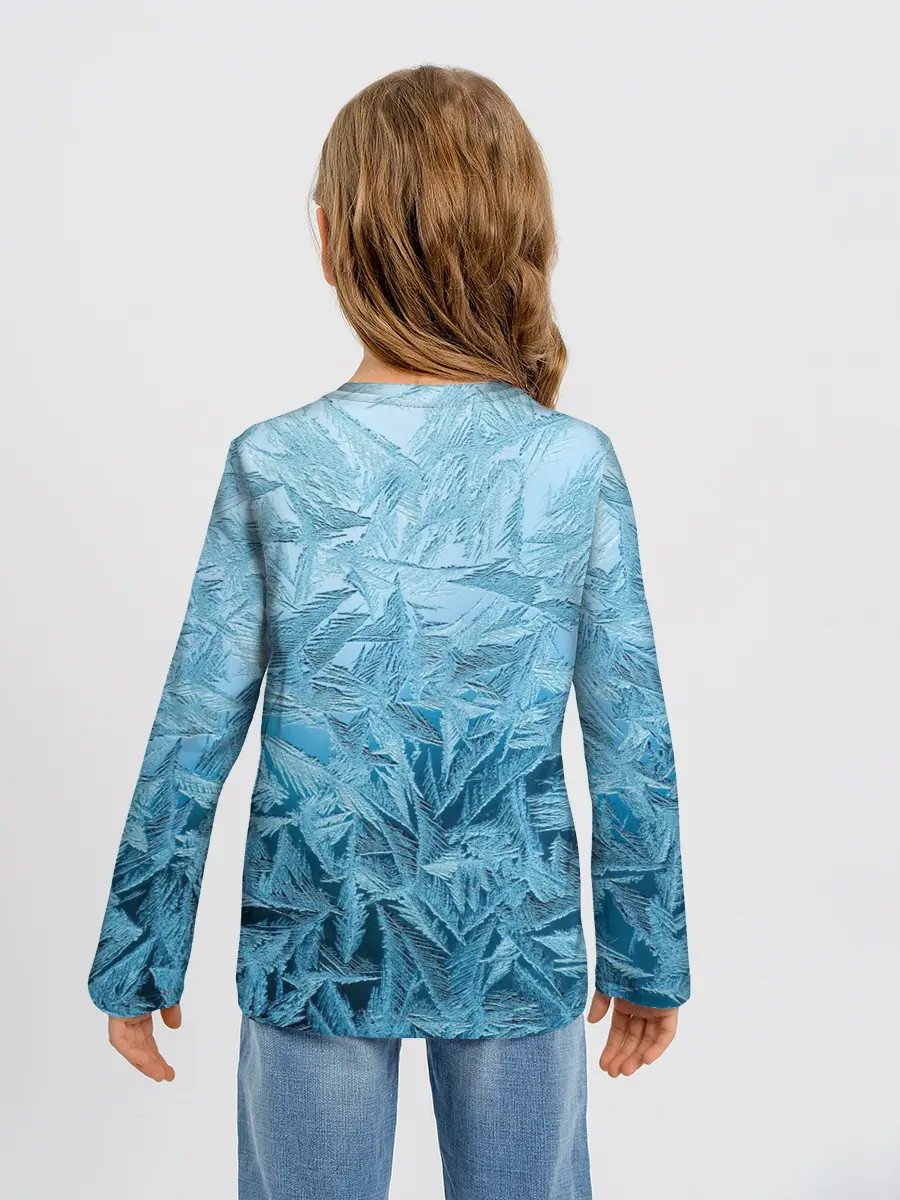 Детский лонгслив / Иней