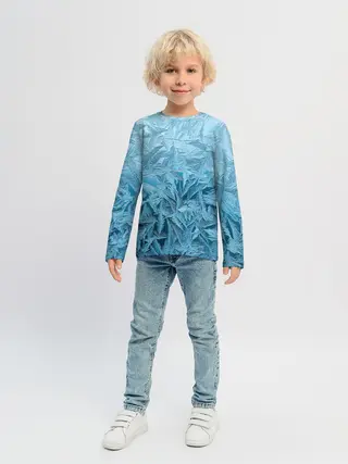 Детский лонгслив / Иней