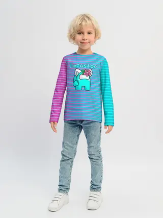 Детский лонгслив / Among Us