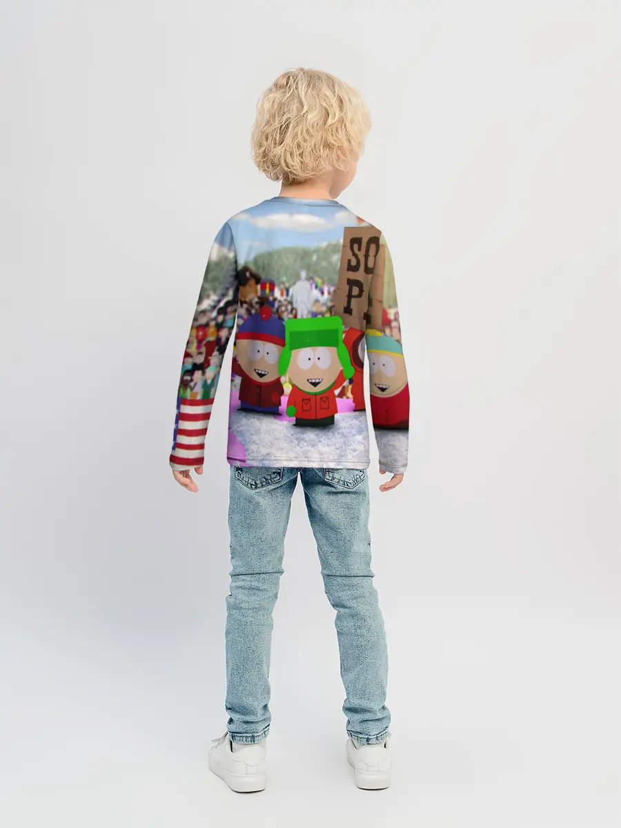 Детский лонгслив / Южный Парк / South Park .
