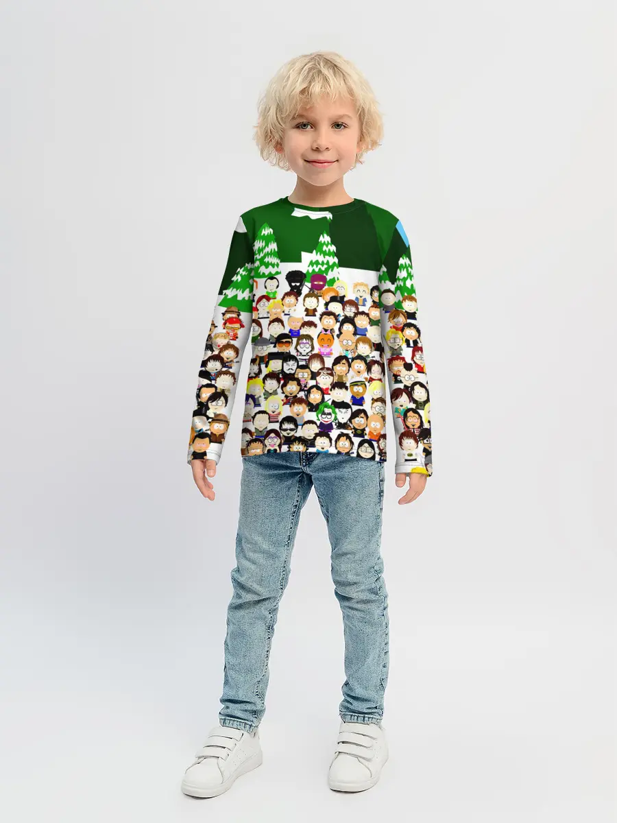 Детский лонгслив / Южный Парк / South Park .