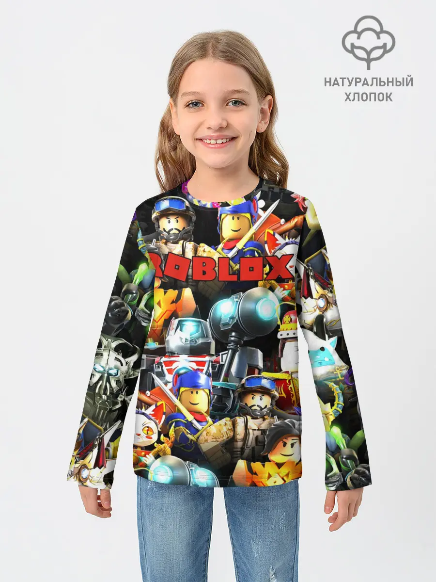 Детский лонгслив / ROBLOX