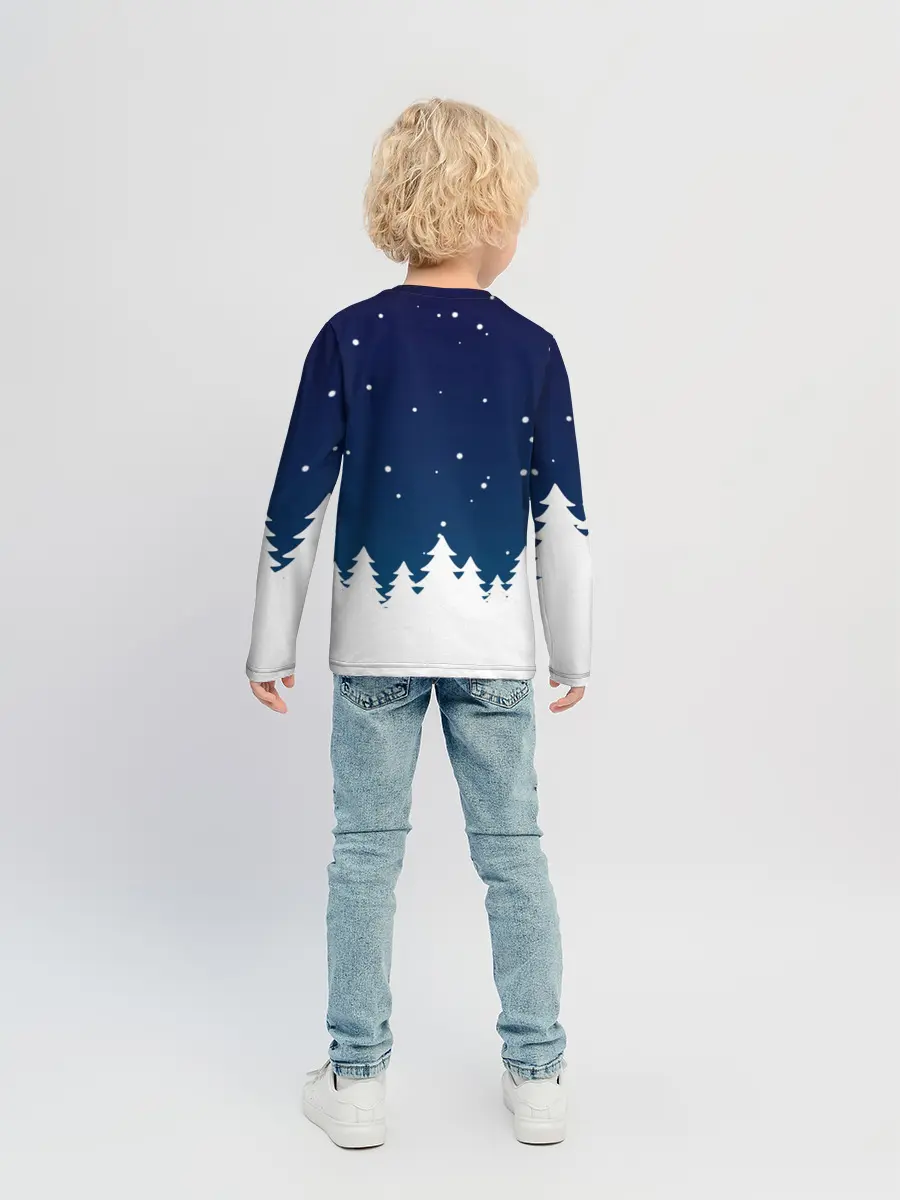 Детский лонгслив / Вжух и Новый Год