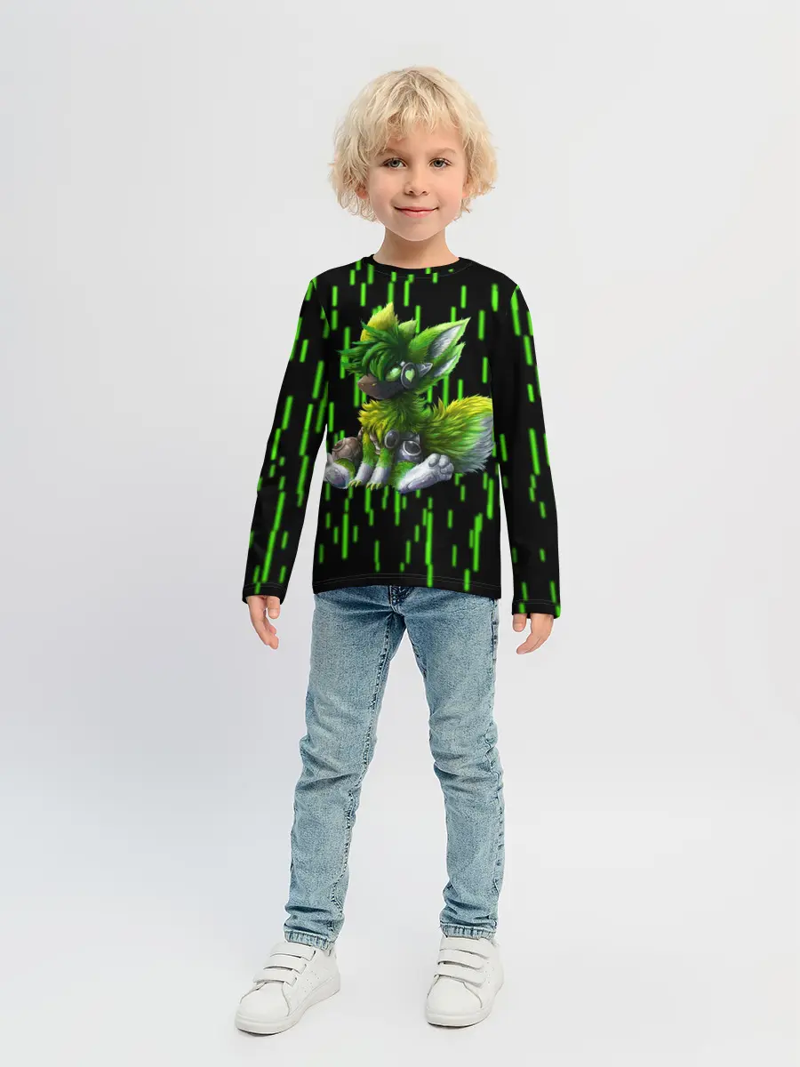 Детский лонгслив / Protogen music