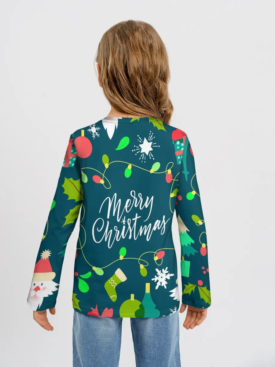 Детский лонгслив / Merry Christmas
