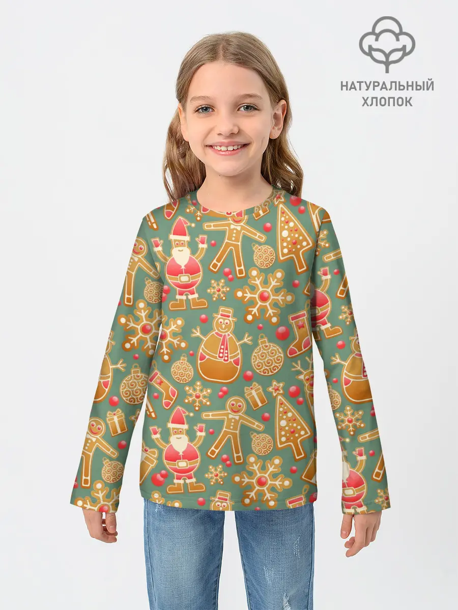 Детский лонгслив / Новый год 2021