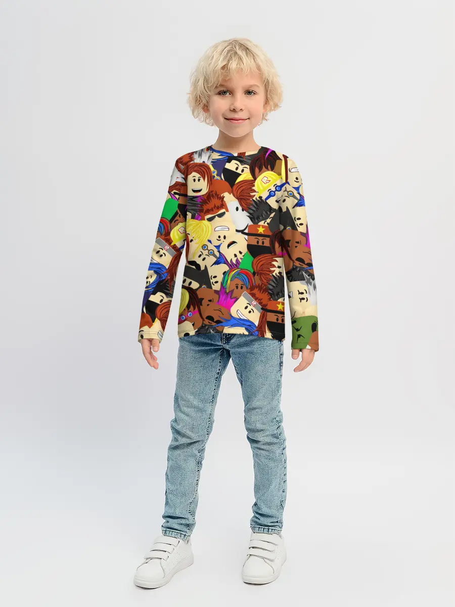 Детский лонгслив / ROBLOX