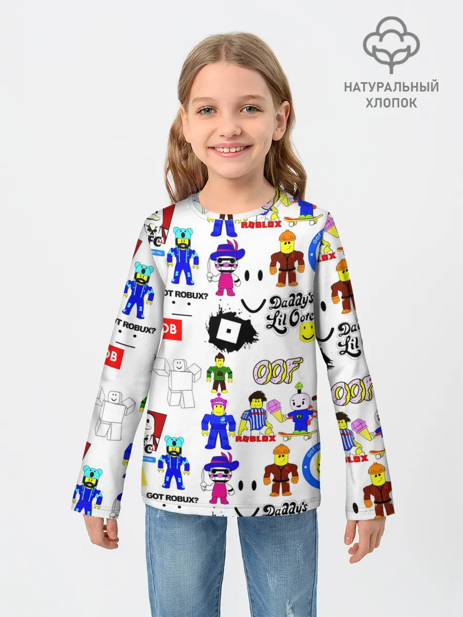 Детский лонгслив / ROBLOX