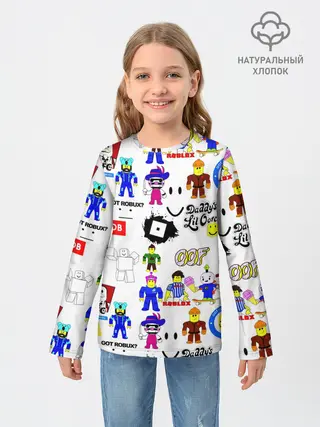 Детский лонгслив / ROBLOX