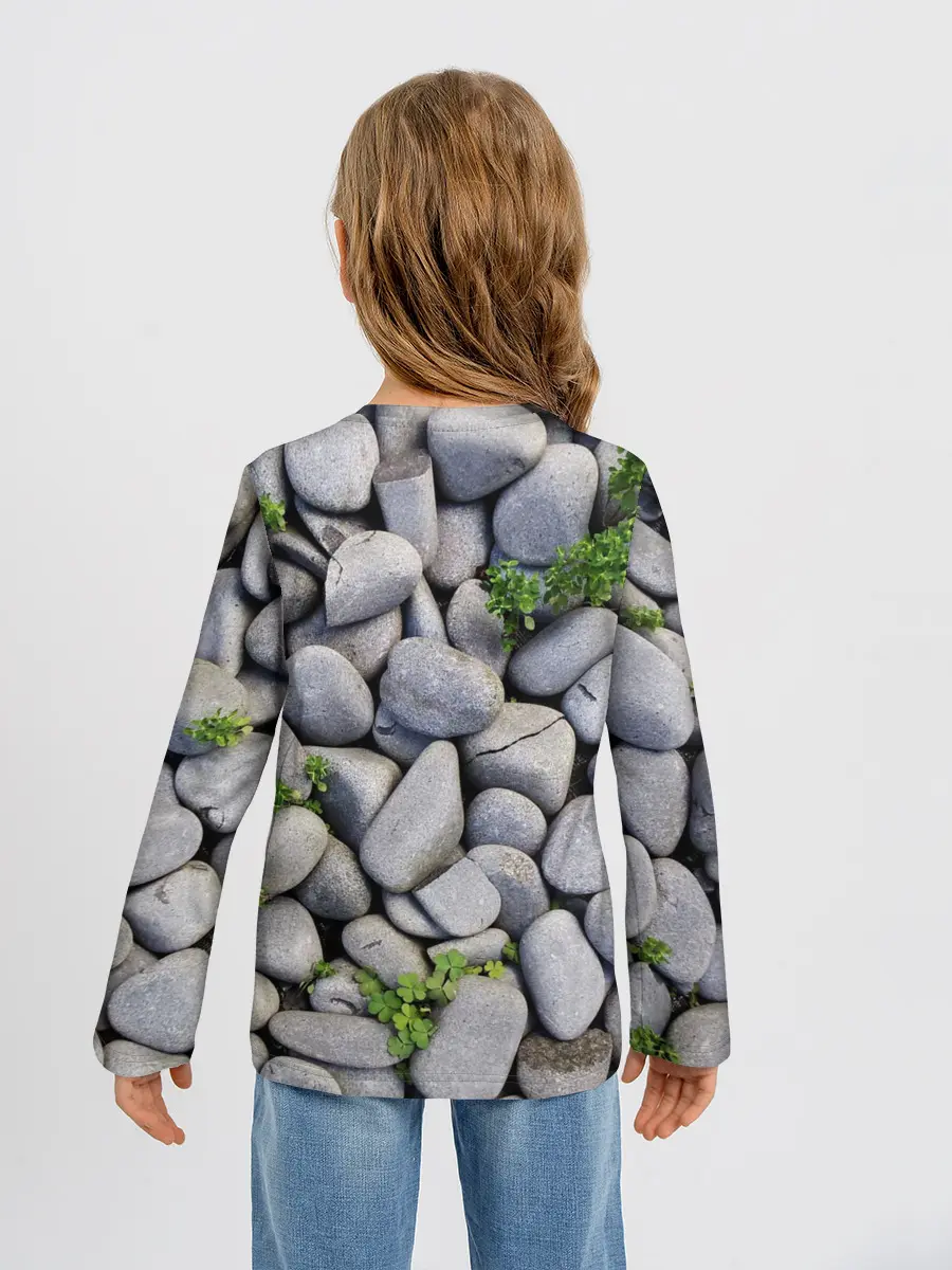 Детский лонгслив / Камни