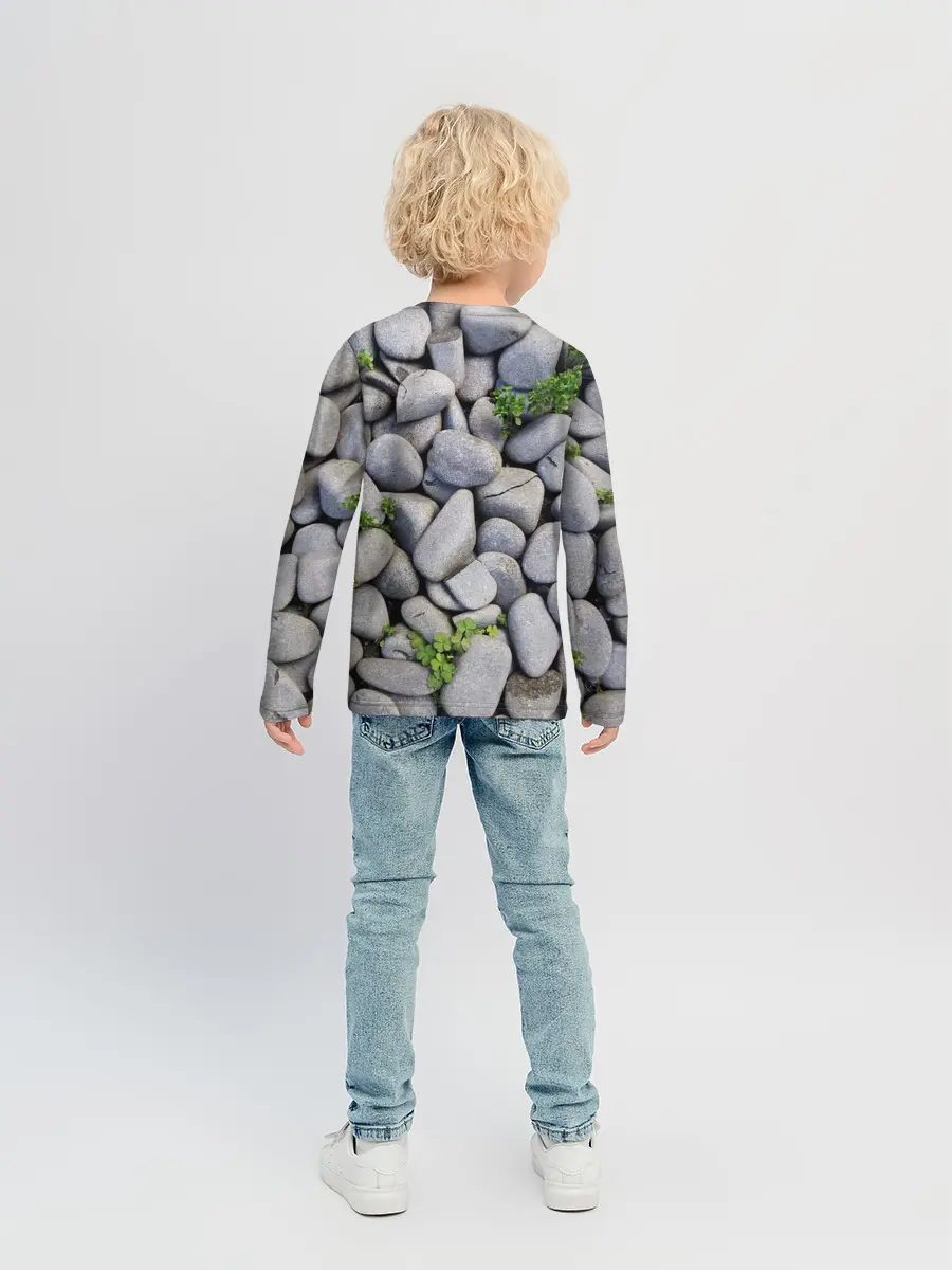Детский лонгслив / Камни