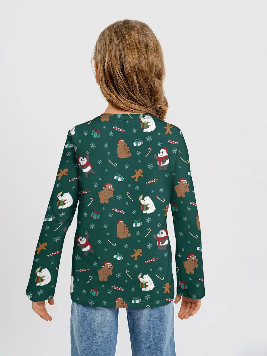 Детский лонгслив / We Bare Bears