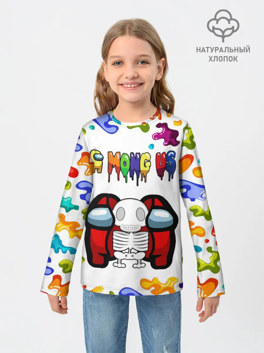 Детский лонгслив / AMONG US