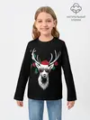 Детский лонгслив / Рождественский Олень