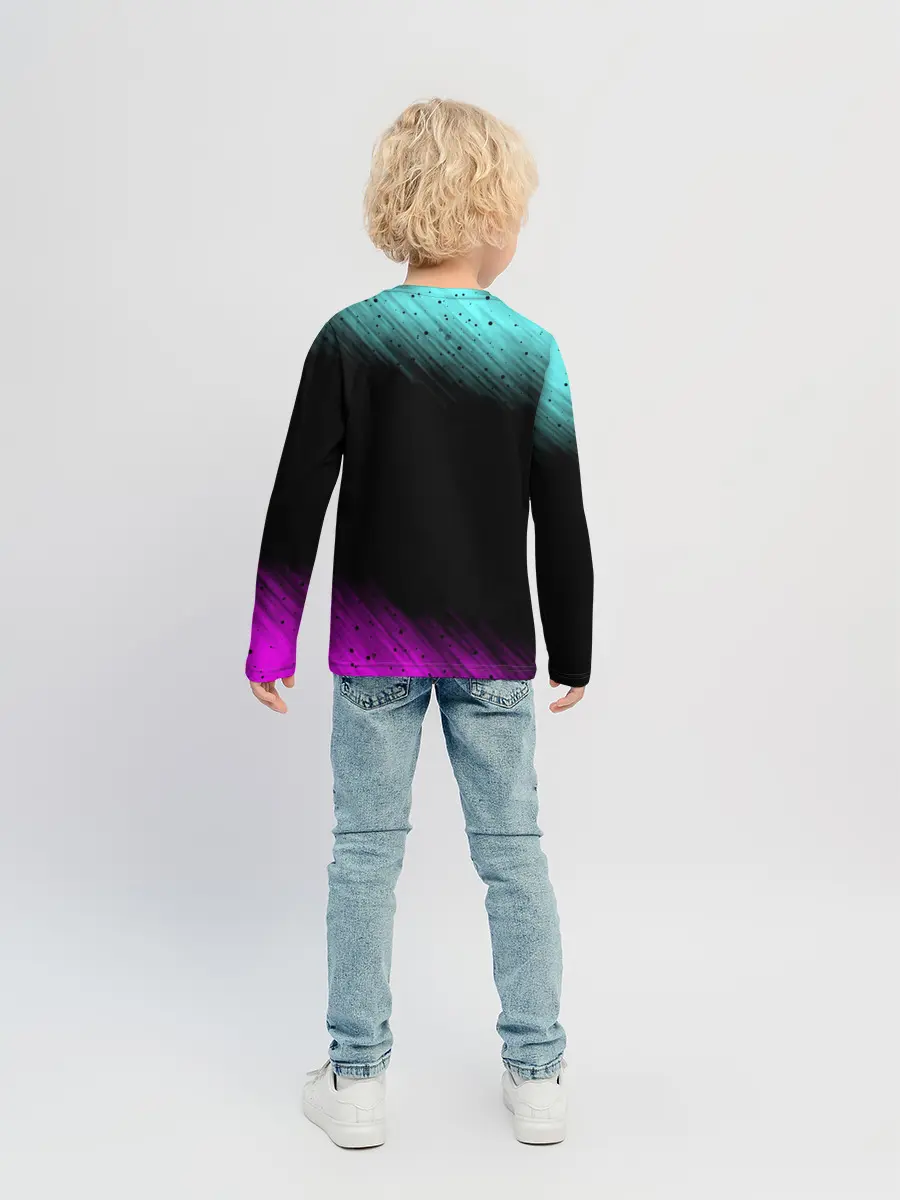 Детский лонгслив / AMONG US - Crewmate With Mini