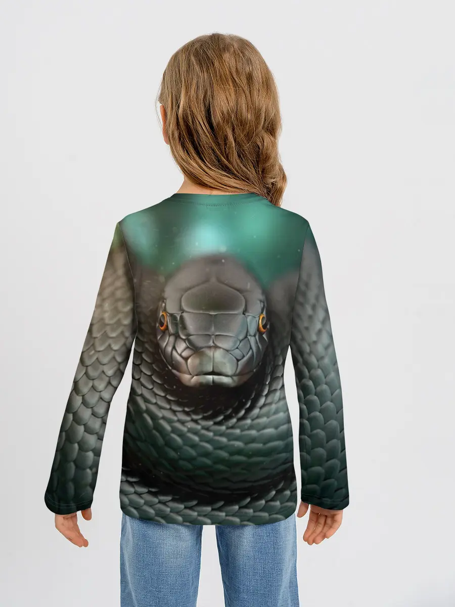 Детский лонгслив / Чёрная мамба