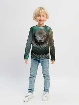 Детский лонгслив / Чёрная мамба